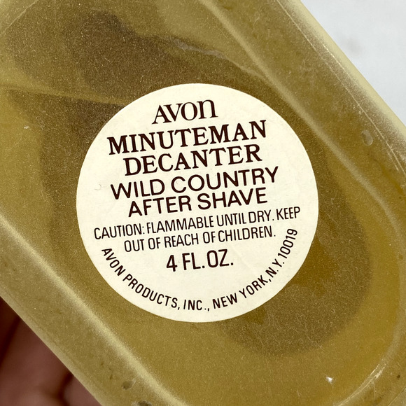 70s Avon Minute Man Decanter After Shave - Picture 6 of 6